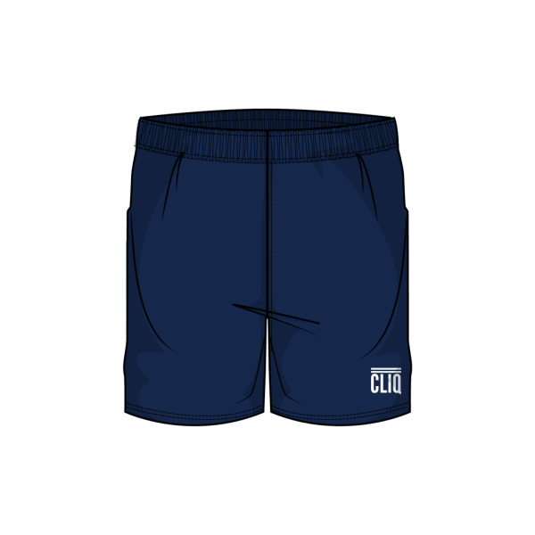 CLIQ navy training shorts - Newcastle Olypmic FC