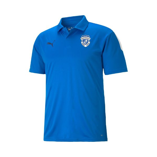 Puma TEAM Liga Polo - Royal Blue, Black, White - GLENDALE TECH