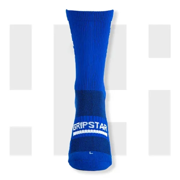 BLUE CREW SOCK - GRIP STAR