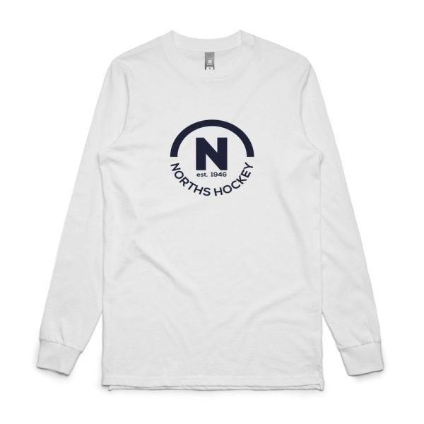 AS Colour base Long Sleeve - White - Norths Hockey
