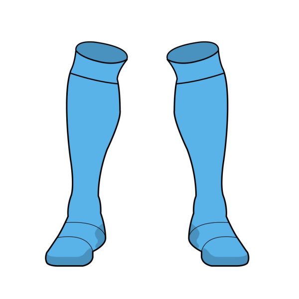 Thin Skins socks - sky blue - Charlestown Juniors