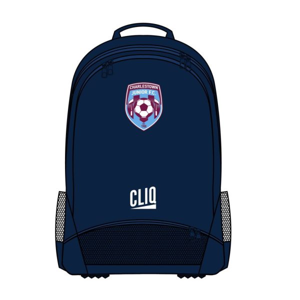 Cliq Backpack with Club Logo - navy - Charlestown Juniors