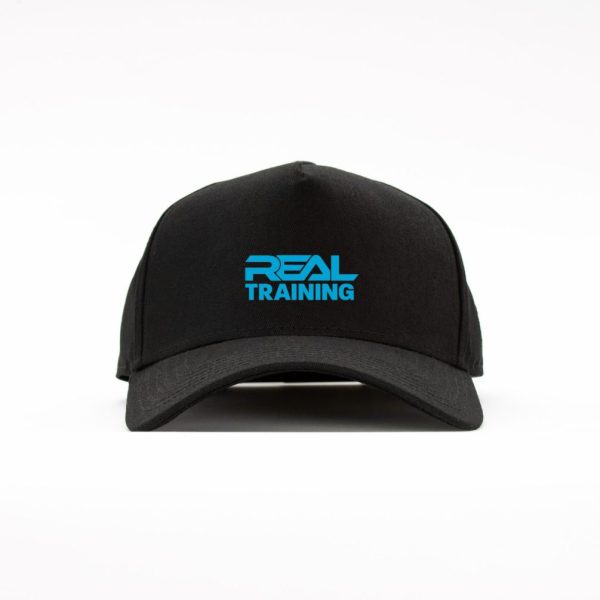 Black trucker hat with logo - Real Training
