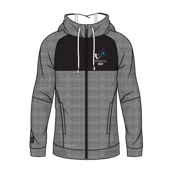 HSPA-Cliq tech sublimated hoody grey black-ALLOW 6 WEEKS LEAD TIME