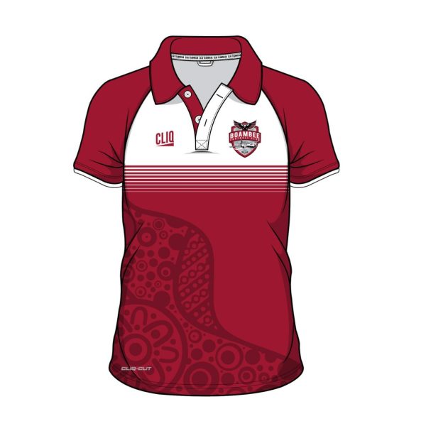 Boambee CLIQ indigenous polo-6 weeks delivery