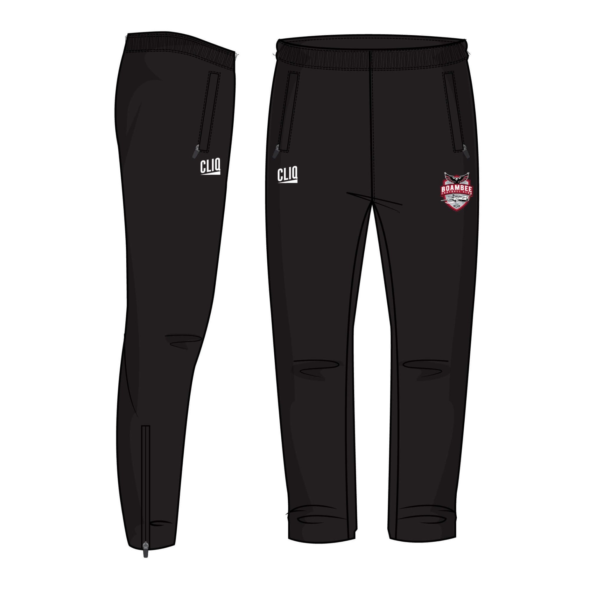 Cliq track pants with club logo - Sportsclique Shop