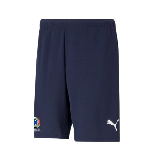 Puma teamliga Training Shorts Peacoat-ZIP pockets with club logo