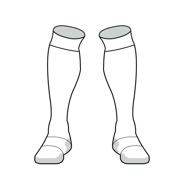 Cliq Football Socks White