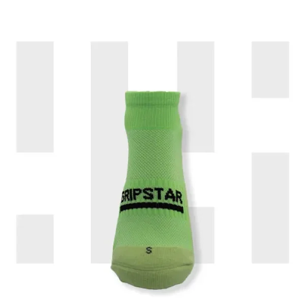 GREEN PASTEL ANKLE SOCK - GRIP STAR