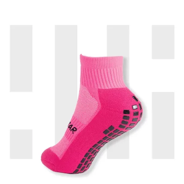PINK ANKLE SOCK - GRIP STAR