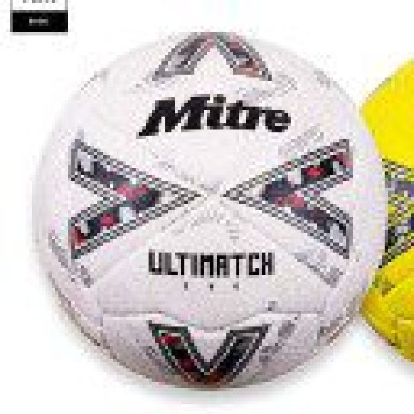 Mitre Ultimatch EVO 24 Football - WHITE/SILVER