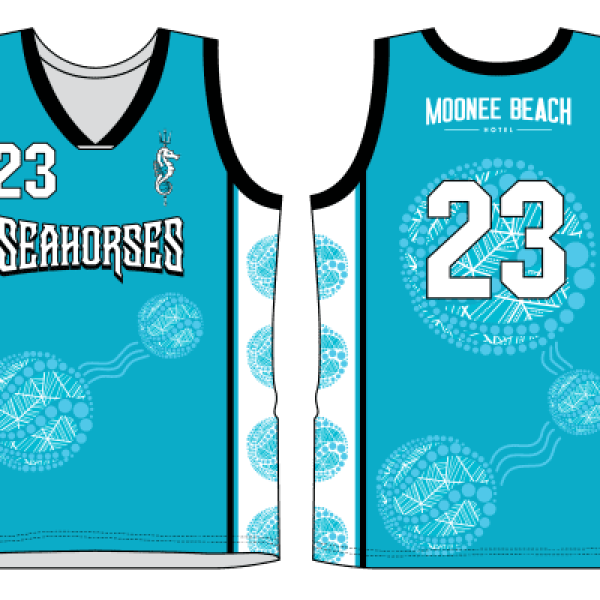 Reversible Jersey - Seahorses - 6 weeks delivery