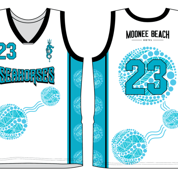 Reversible Jersey - Seahorses - 6 weeks delivery