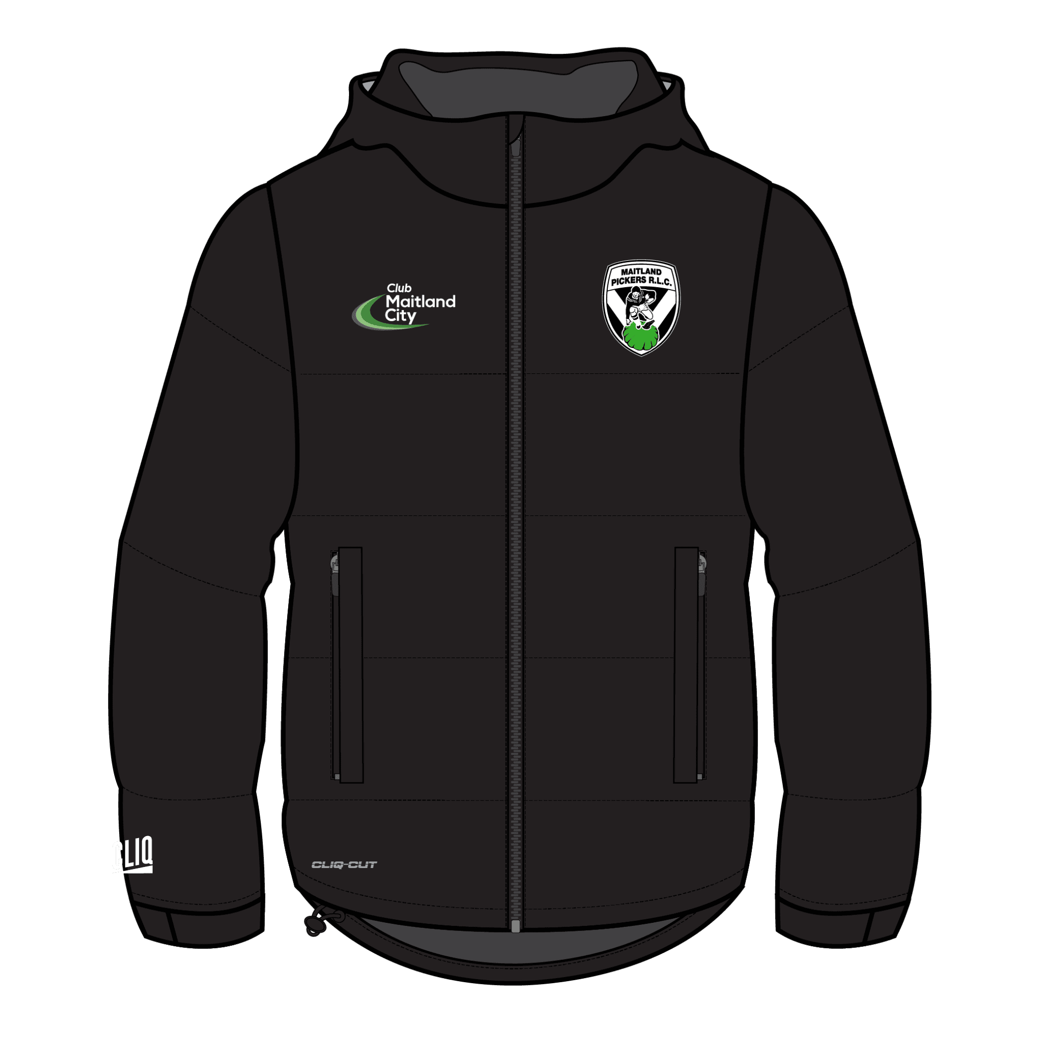 Pickers PUFFER fleece lined jacket 6 WEEKS DELIVERY - Sportsclique Shop