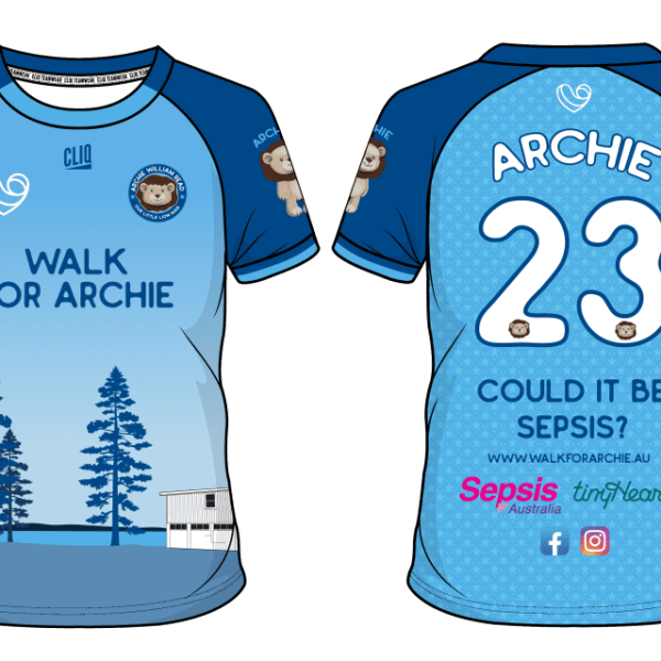 Walk for Archie - JERSEY - CUSTOM 6 weeks