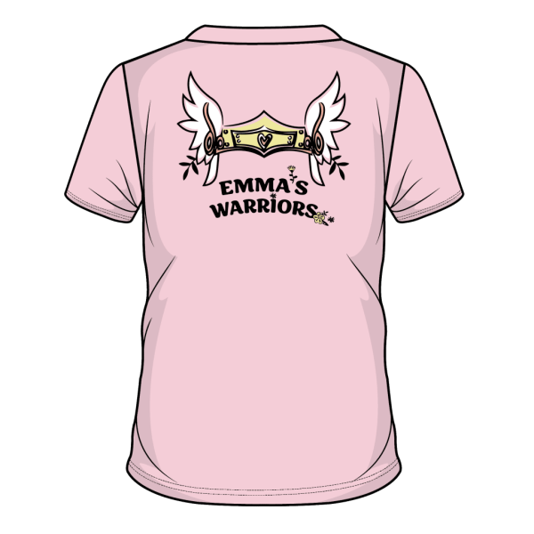 Grey tee ADULT sizes - Emma's Warriors