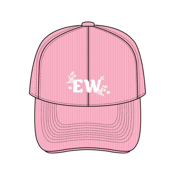 Pink Cap EMBROIDER LOGO one size - Emma's Warriors