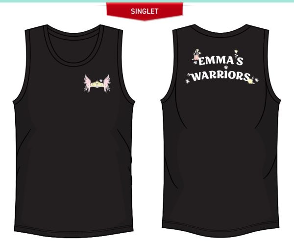 Barnard TANK TOP black ADULT sizes - Emma's Warriors