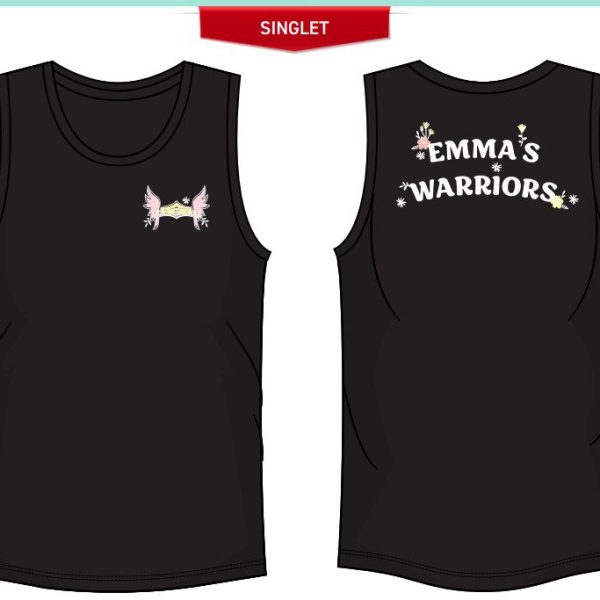 Barnard TANK TOP black ADULT sizes - Emma's Warriors