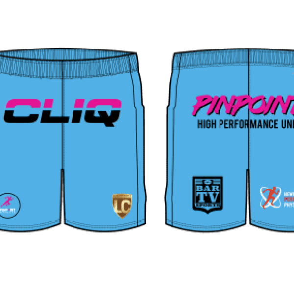 Blue Shorts - Pinpoint Athlete-6 Weeks Delivery