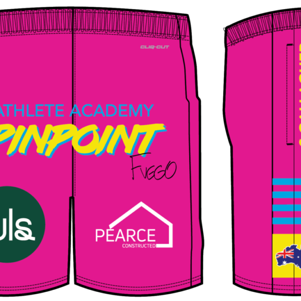 SC1141 TRAINING SHORT_PINPOINT PINK_BACK Pink Shorts - Pinpoint Athlete-6 Weeks Delivery