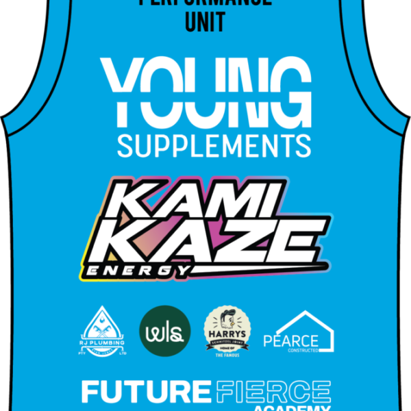 SC1154 RUGBY TRAINING SINGLET_PINPOINT 2026 BLUE BACK Blue Singlet - Pinpoint Athlete - 6 Weeks Delivery