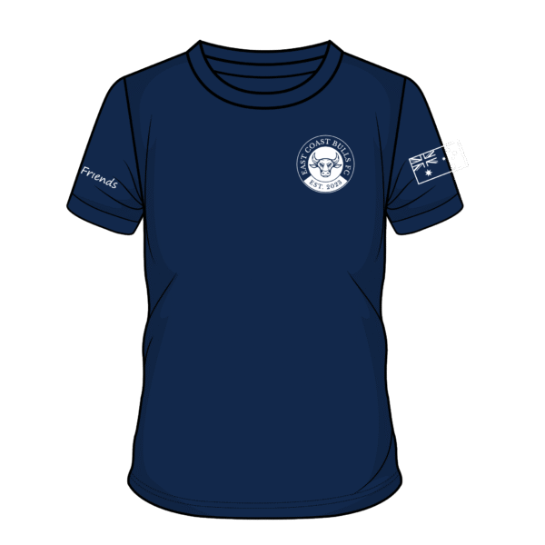 East Coast Bulls Web Images-01 ECB-AS Colour Midnight Blue T Shirt