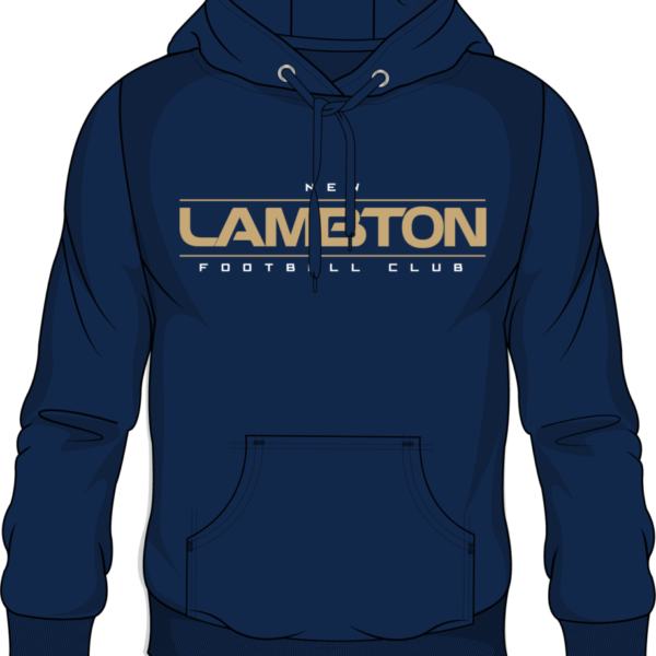 NLFC Supply Hoodie Navy Horizontal Logo