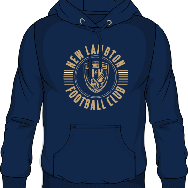 NLFC Supply Hoodie Navy ROUND Logo