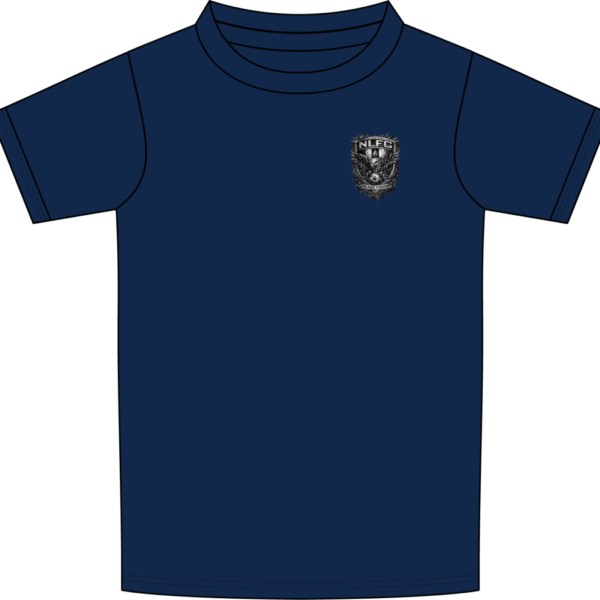 NLFC Staple TEE NAVY BLACK LOGO