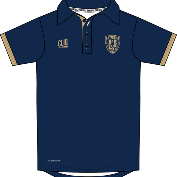 NLFC CLIQ CUSTOM POLO NAVY - 6 weeks delivery