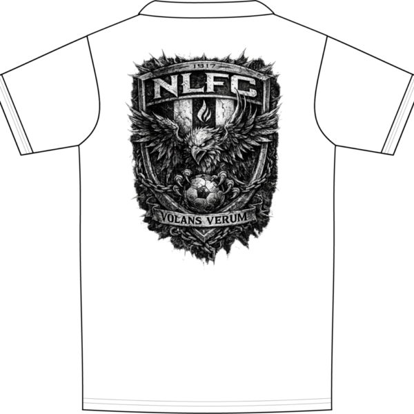 NEW LAMBTON_WHITE T BACK_2026 NLFC Staple TEE WHITE BLACK LOGO