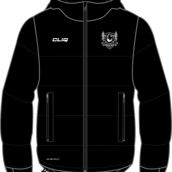 Dudley Magpies PUFFER Jacket - Fleece Lined - 6 WEEKS DELIVERY