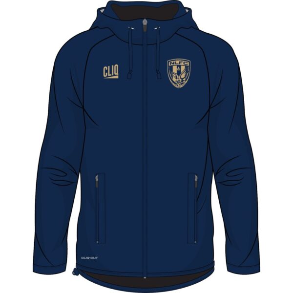 NLFC CLIQ CUSTOM WINDBREAKER FLEECE LINED NAVY-6 weeks delivery