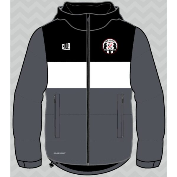 CLIQ CUSTOM COACHES Padded jacket -ALLOW 6 weeks- Weston FC