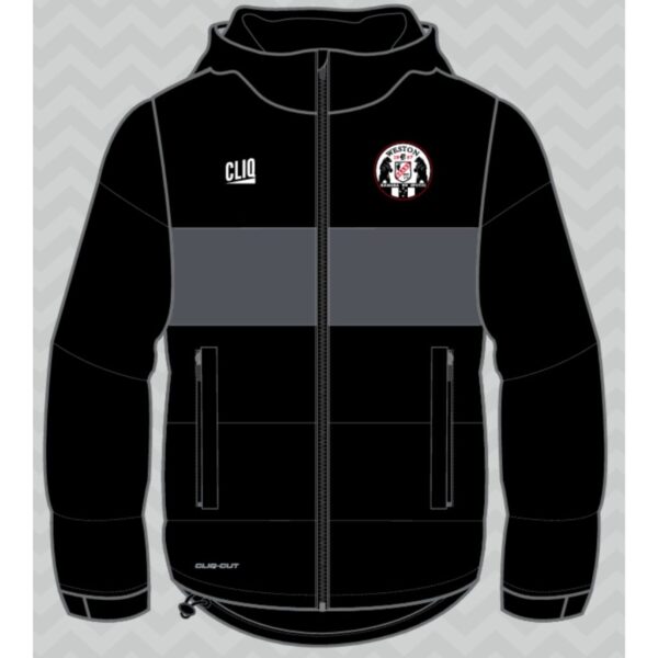 CLIQ CUSTOM PLAYERS Padded jacket -ALLOW 6 weeks- Weston FC