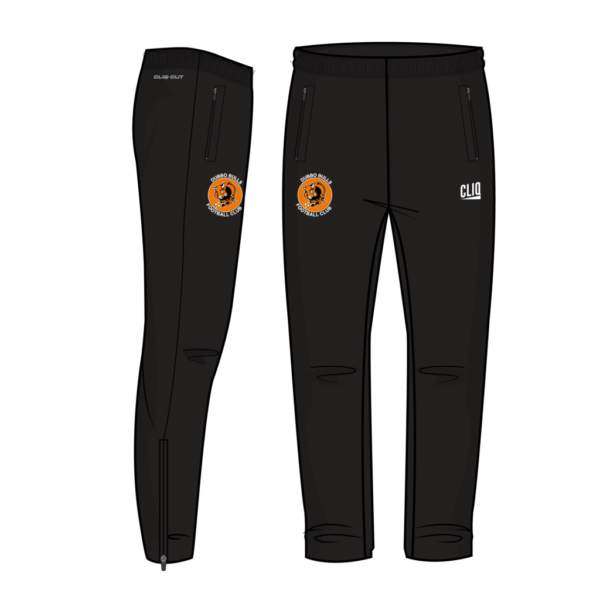 DUBBO BULLS WEB IMAGES-05 DB-Cliq Trackpants Balck + Logo