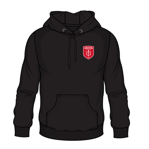 WALLSEND-AS Colour Supply Hoodie BLACK