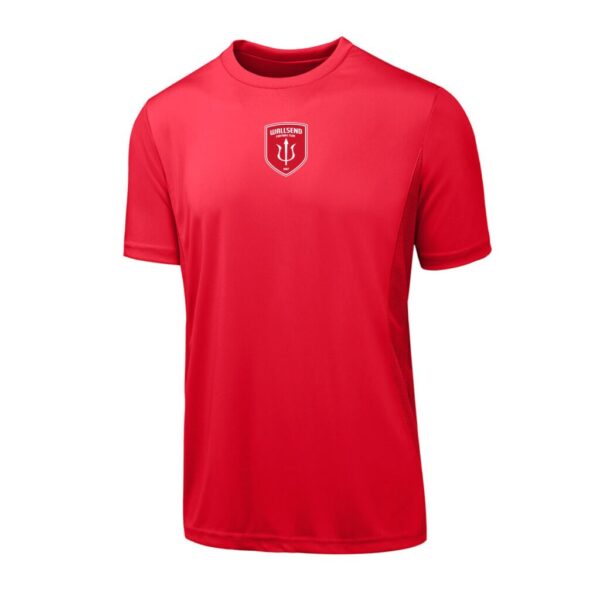 WALLSEND FC_RED TRAINING JERSEY CIGNO Red Training Jersey + LOGO CENTRE CHEST - Wallsend FC