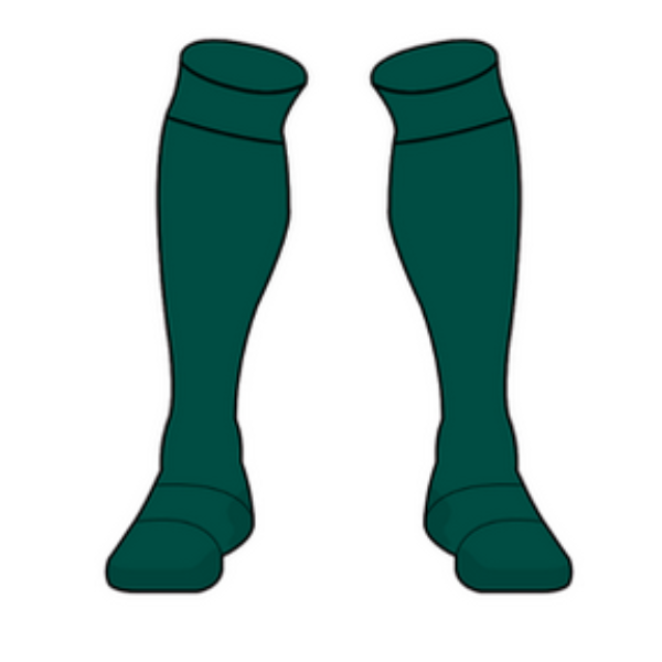 Green Socks Westside Panthers Forest Green Socks