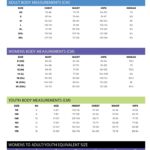 Sizing 6 PUMA size guide