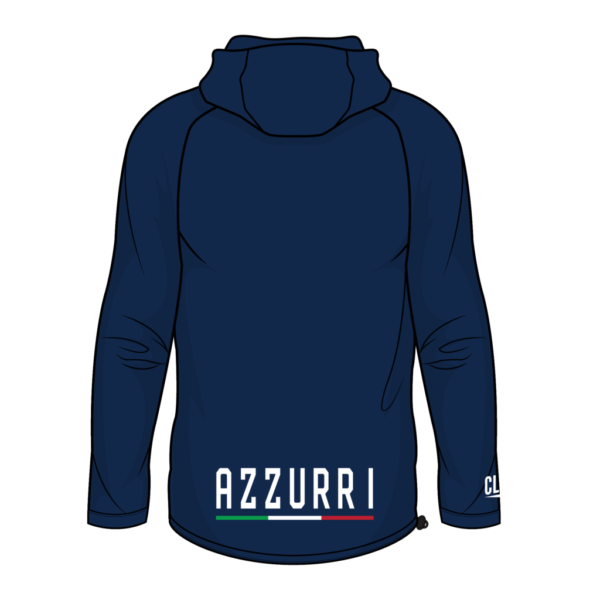 Charlestown Azzurri CLIQ Custom Fleece Lined Windbreaker + Initials - ALLOW 6 WEEKS