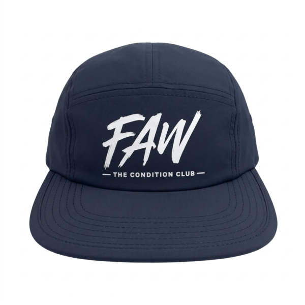 FAW Tech performance cap - Navy with White Logo